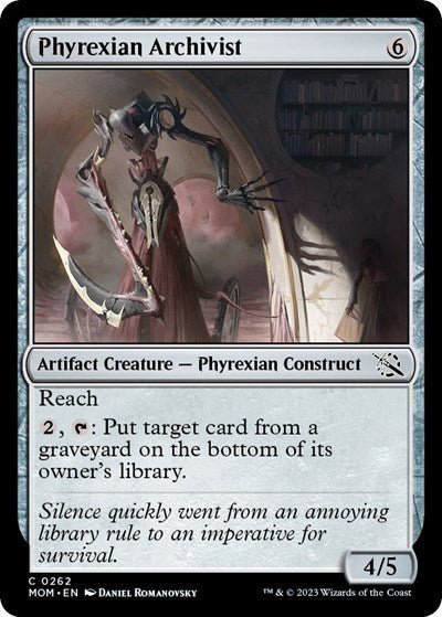Phyrexian Archivist (March of the Machine) Near Mint - Nick Nack's Full Frontal Attack