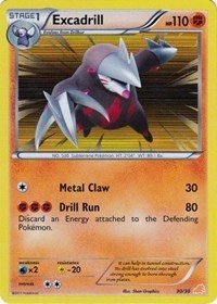 Excadrill ( 30 Holo) (BW Trainer Kit: Excadrill & Zoroark) Light Play Holofoil - Nick Nack's Full Frontal Attack