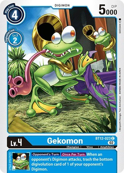 Gekomon (Across Time) Near Mint - Nick Nack's Full Frontal Attack