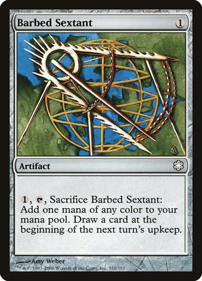 Barbed Sextant (Coldsnap Theme Deck Reprints) Light Play - Nick Nack's Full Frontal Attack