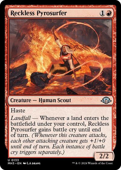 Reckless Pyrosurfer (Modern Horizons 3) Near Mint - Nick Nack's Full Frontal Attack