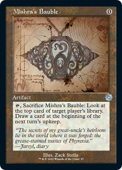 Mishra's Bauble (Schematic) (The Brothers' War: Retro Frame Artifacts) Near Mint Foil