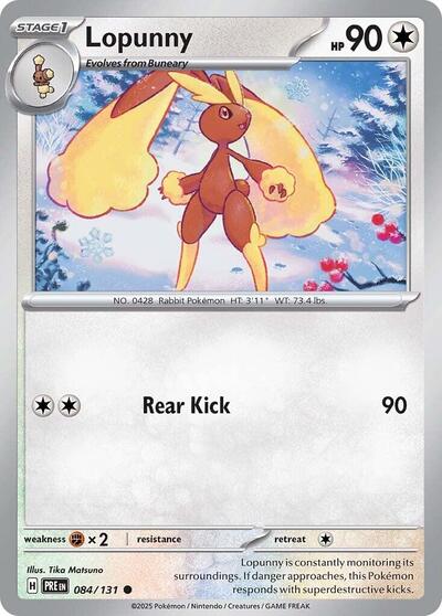 Lopunny (SV: Prismatic Evolutions) Near Mint