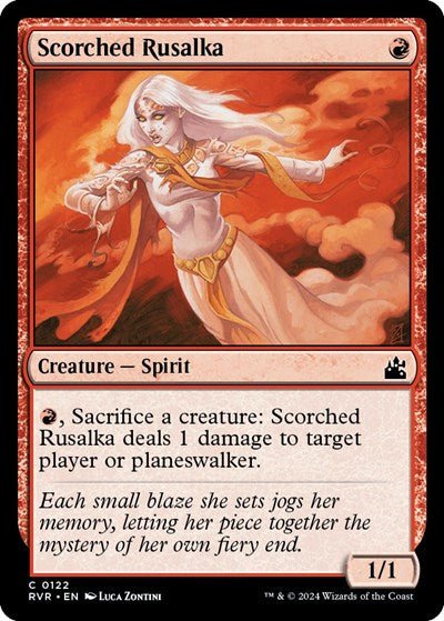 Scorched Rusalka (Ravnica Remastered) Near Mint - Nick Nack's Full Frontal Attack