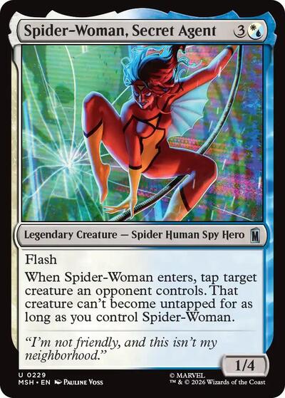 Spider-Woman, Secret Agent (Marvel Super Heroes) Near Mint - Nick Nack's Full Frontal Attack