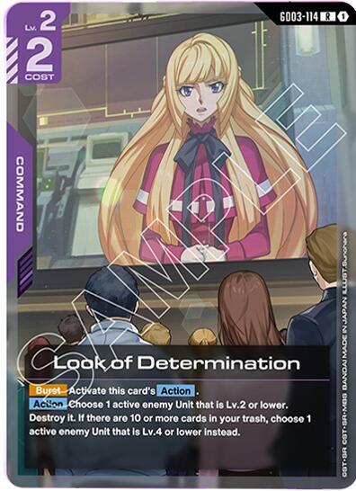 Look of Determination (Steel Requiem) Near Mint Holofoil - Nick Nack's Full Frontal Attack
