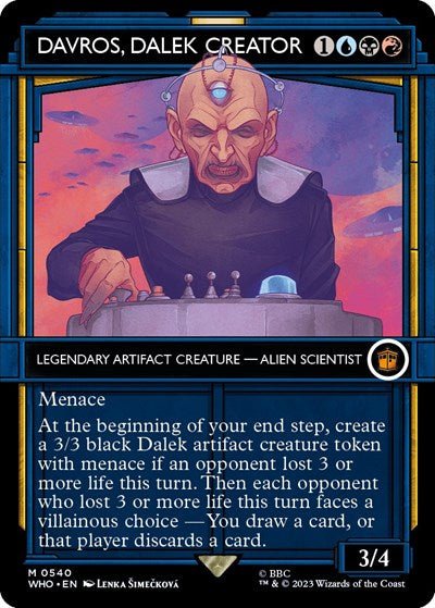 Davros, Dalek Creator (Showcase) (Universes Beyond: Doctor Who) Near Mint - Nick Nack's Full Frontal Attack