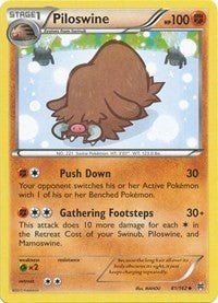 Piloswine (XY - BREAKthrough) Light Play Reverse Holofoil - Nick Nack's Full Frontal Attack