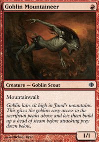 Goblin Mountaineer (Shards of Alara) Light Play - Nick Nack's Full Frontal Attack