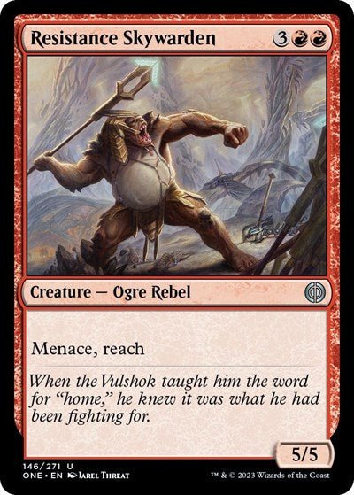 Resistance Skywarden (Phyrexia: All Will Be One) Near Mint - Nick Nack's Full Frontal Attack