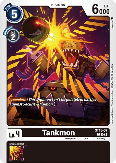 Tankmon (Starter Deck 15: Dragon of Courage) Near Mint - Nick Nack's Full Frontal Attack