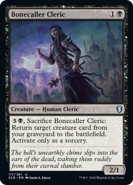 Bonecaller Cleric (Commander Legends: Battle for Baldur's Gate) Near Mint - Nick Nack's Full Frontal Attack
