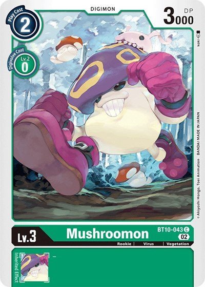 Mushroomon (Xros Encounter) Near Mint - Nick Nack's Full Frontal Attack