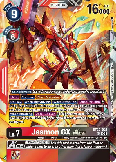 Jesmon GX ACE (Release Special Booster 2.5) Medium Play Foil