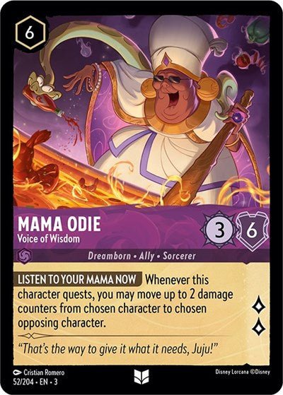 Mama Odie - Voice of Wisdom (Into the Inklands) Near Mint - Nick Nack's Full Frontal Attack