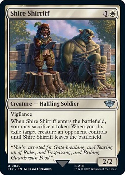 Shire Shirriff (Universes Beyond: The Lord of the Rings: Tales of Middle-earth) Near Mint - Nick Nack's Full Frontal Attack