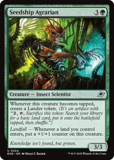 Seedship Agrarian (Edge of Eternities) Near Mint - Nick Nack's Full Frontal Attack