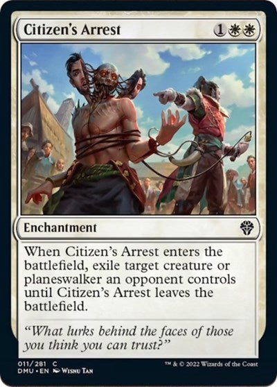 Citizen's Arrest (Dominaria United) Near Mint Foil - Nick Nack's Full Frontal Attack