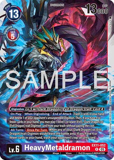 HeavyMetaldramon (Dawn of Liberator) Near Mint - Nick Nack's Full Frontal Attack