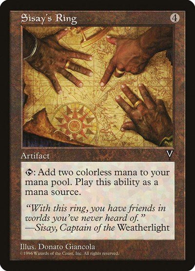 Sisay's Ring (Visions) Light Play - Nick Nack's Full Frontal Attack