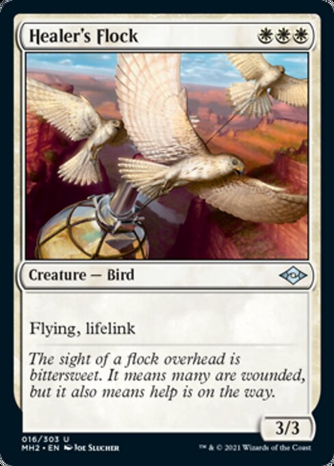 Healer's Flock (Modern Horizons 2) Near Mint - Nick Nack's Full Frontal Attack