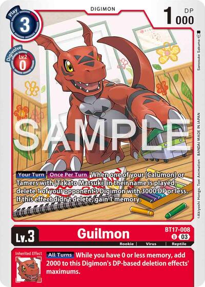 Guilmon (Secret Crisis) Near Mint