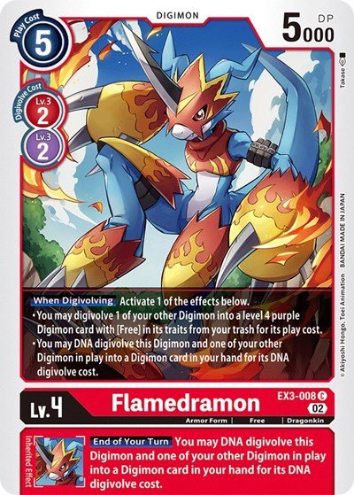 Flamedramon (Draconic Roar) Near Mint - Nick Nack's Full Frontal Attack