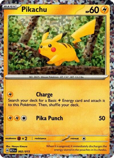 Pikachu (McDonald's Promos 2024) Near Mint Holofoil