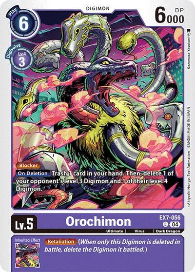 Orochimon (Digimon LIBERATOR) Near Mint - Nick Nack's Full Frontal Attack