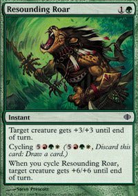 Resounding Roar (Shards of Alara) Light Play - Nick Nack's Full Frontal Attack