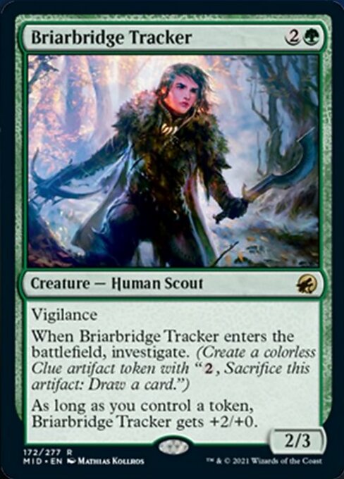 Briarbridge Tracker (Innistrad: Midnight Hunt) Near Mint - Nick Nack's Full Frontal Attack