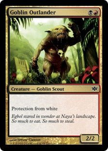 Goblin Outlander (Conflux) Light Play - Nick Nack's Full Frontal Attack