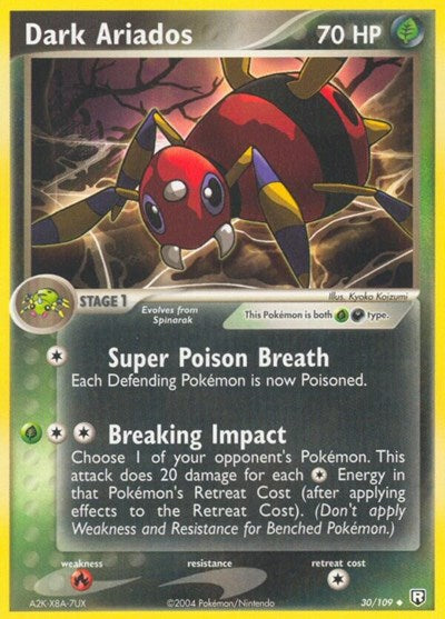 Dark Ariados (Team Rocket Returns) Heavy Play