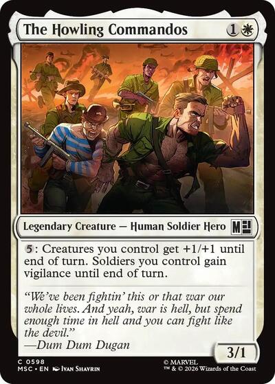 The Howling Commandos (Commander: Marvel Super Heroes) Near Mint