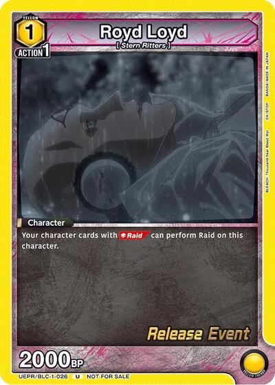 Royd Loyd (BLEACH: Thousand-Year Blood War Release Event Cards) Near Mint
