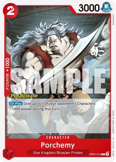 Porchemy (500 Years in the Future Pre - Release Cards) Near Mint - Nick Nack's Full Frontal Attack