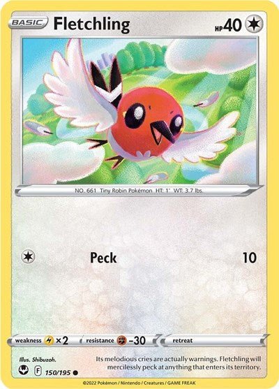 Fletchling (SWSH12: Silver Tempest) Near Mint - Nick Nack's Full Frontal Attack