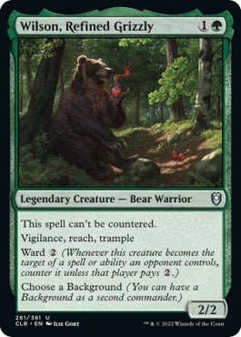 Wilson, Refined Grizzly (Commander Legends: Battle for Baldur's Gate) Near Mint - Nick Nack's Full Frontal Attack