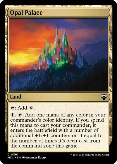Opal Palace (Commander: Modern Horizons 3) Near Mint - Nick Nack's Full Frontal Attack