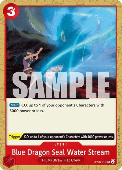 Blue Dragon Seal Water Stream (Wings of the Captain) Near Mint - Nick Nack's Full Frontal Attack
