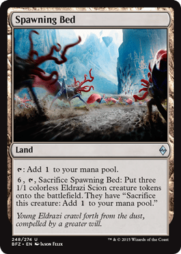 Spawning Bed (Battle for Zendikar) Near Mint - Nick Nack's Full Frontal Attack