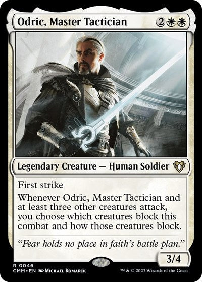 Odric, Master Tactician (Commander Masters) Near Mint - Nick Nack's Full Frontal Attack
