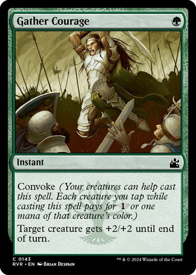 Gather Courage (Ravnica Remastered) Near Mint - Nick Nack's Full Frontal Attack
