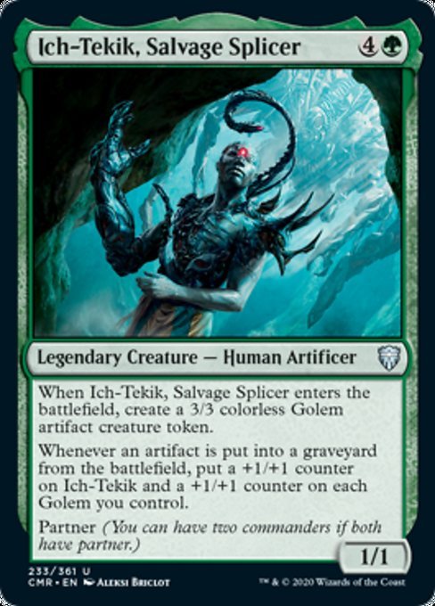 Ich-Tekik, Salvage Splicer (Commander Legends) Near Mint - Nick Nack's Full Frontal Attack