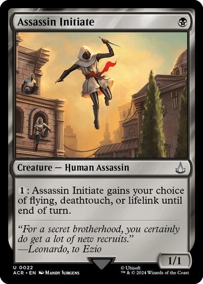 Assassin Initiate (Universes Beyond: Assassin's Creed) Near Mint - Nick Nack's Full Frontal Attack