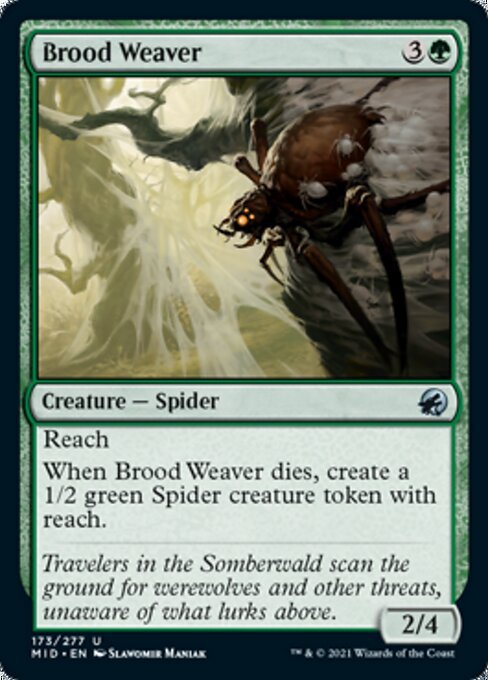 Brood Weaver (Innistrad: Midnight Hunt) Near Mint - Nick Nack's Full Frontal Attack