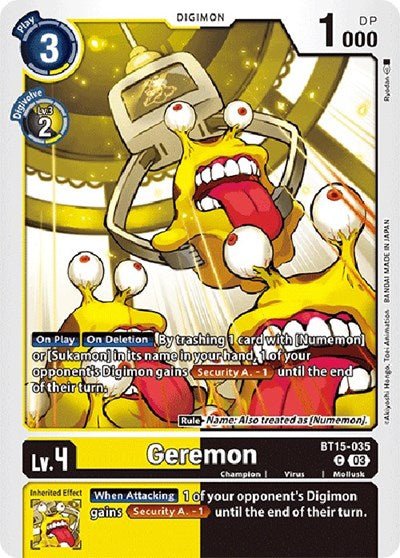 Geremon (Exceed Apocalypse) Near Mint - Nick Nack's Full Frontal Attack