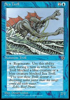 Sea Troll (Homelands) Light Play - Nick Nack's Full Frontal Attack