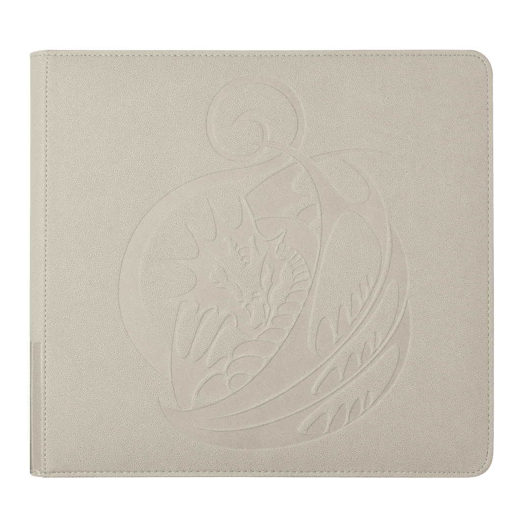 Card Codex Zipster Binder - XL - Ashen White - Nick Nack's Full Frontal Attack