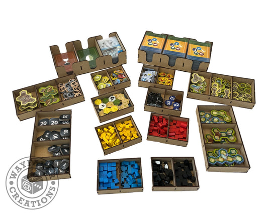 Ark Nova Board Game Organizer Insert - Nick Nack's Full Frontal Attack